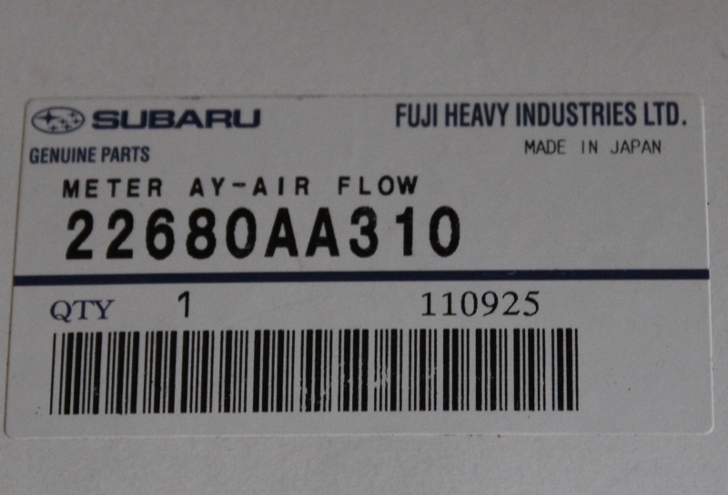Genuine Subaru OEM Mass Air Flow Sensor MAF 02 07 WRX 04 07 STi 04 08 