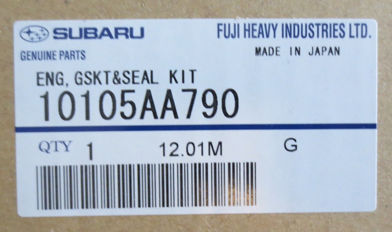 Genuine Subaru Engine Gasket Kit  2005-2009 Legacy 2006-2007 Tribeca EZ30D OEM ! 