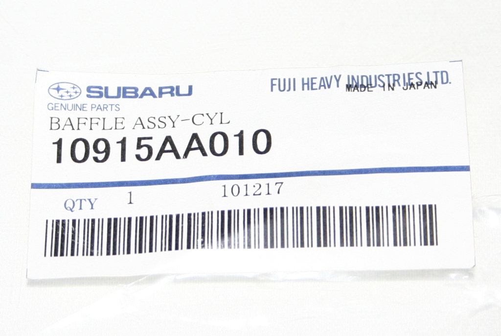 Subaru 10915AA010 Oil Baffle Cylinder 