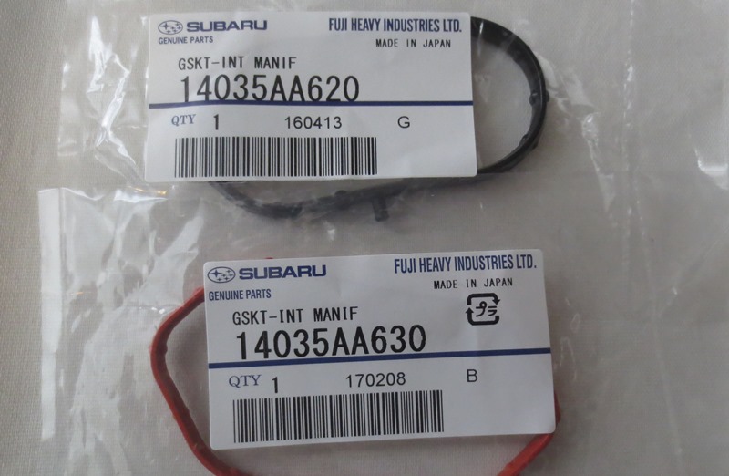 thumbnail interactive-video image 1 of Genuine Subaru Intake Manifold Gasket Set (Turbo) | 2 Pieces | 14035AA421 | OEM Japan 1 of 6